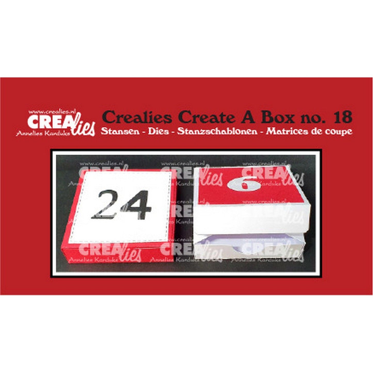 Crealies • crea una caja de adviento 6 cm