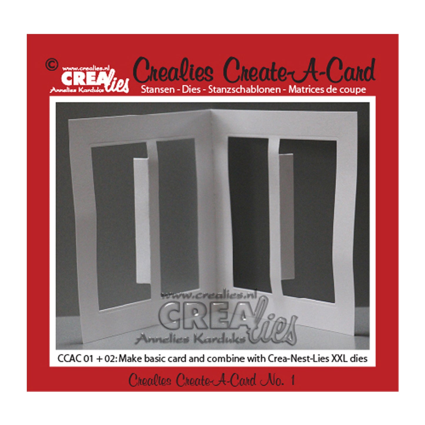 Crealies • create a card snijmal nr.1
