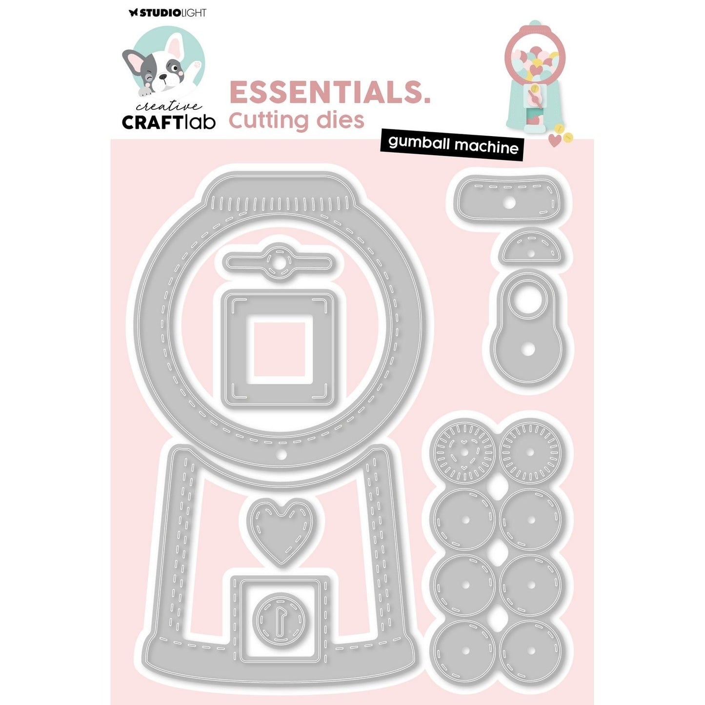 Creative craftlab • máquina de troquelado de chicles esenciales