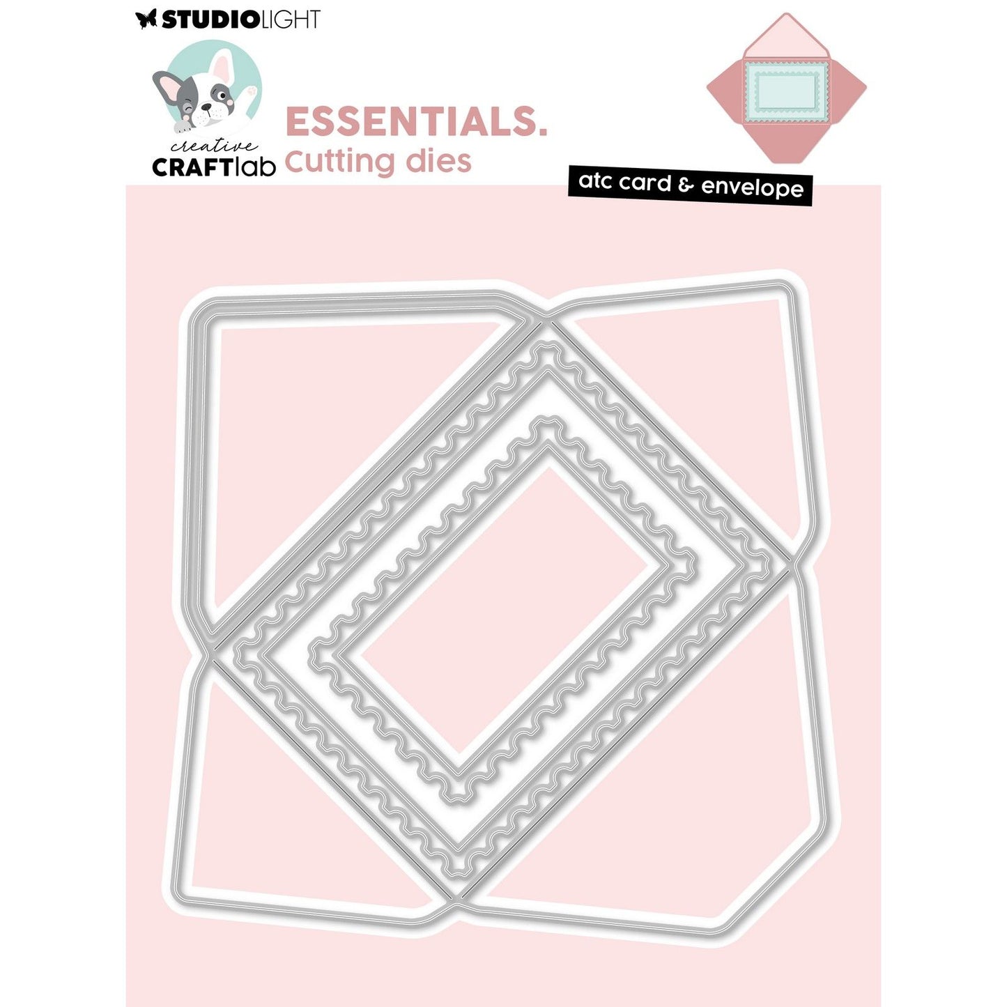 Laboratorio creativo • busta per carta ATC con fustellatura essenziale
