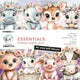 Creative craftlab • essentials collage paper pad let yourself bloom