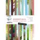 Creative craftlab • bloc de papel de diseño: elementos esenciales del bosque verde