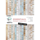 Creative craftlab • essentials design paper pad shabby wood - afbeelding 1