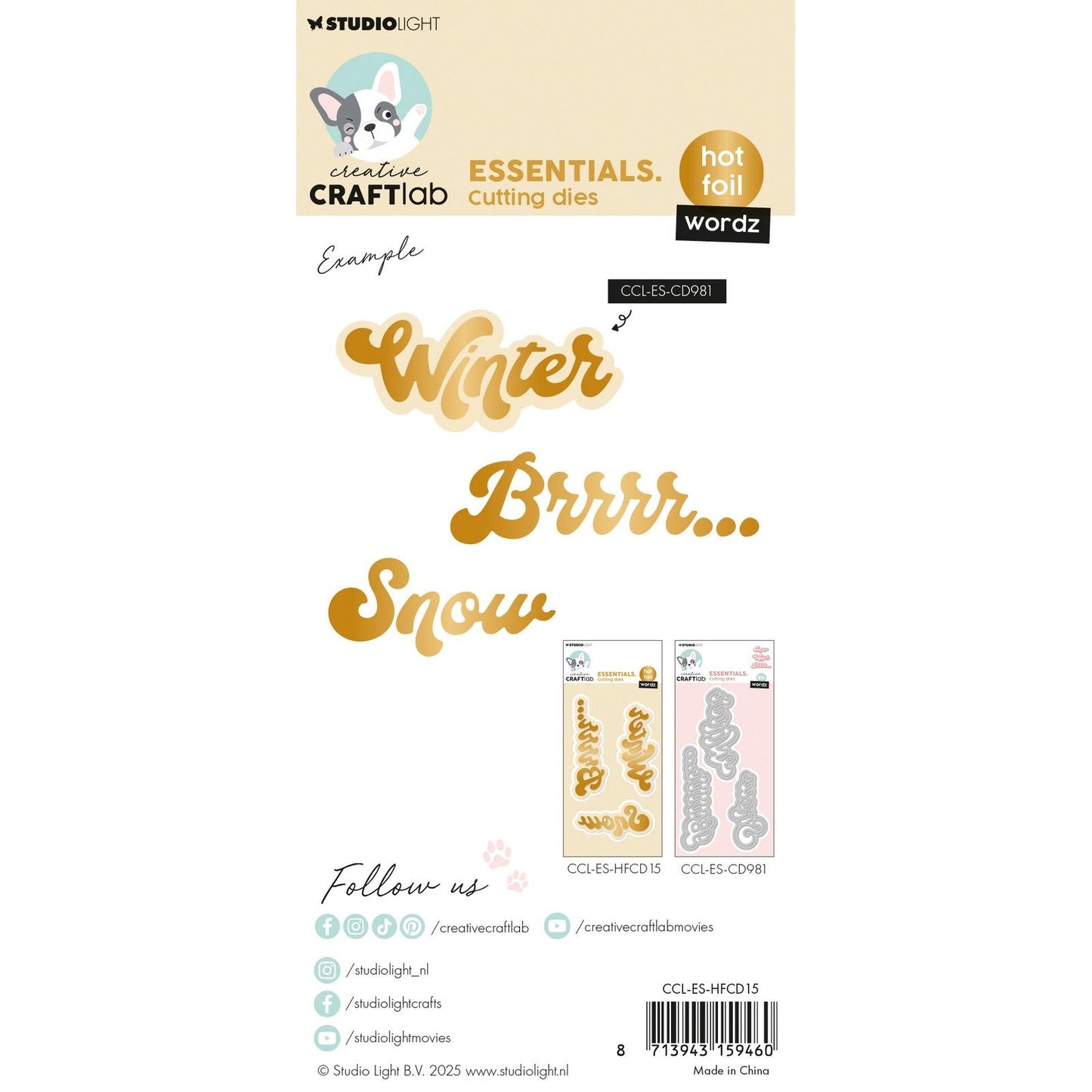 Creative craftlab • esenciales para el corte de láminas en caliente que será invierno