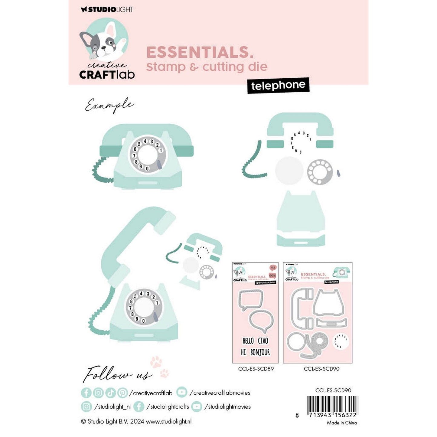 Laboratorio creativo • fustella per timbri essenziali per telefono