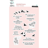 Creative craftlab • essentials clear stamp condolences - afbeelding 1