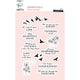 Creative craftlab • essentials clear stamp condolences