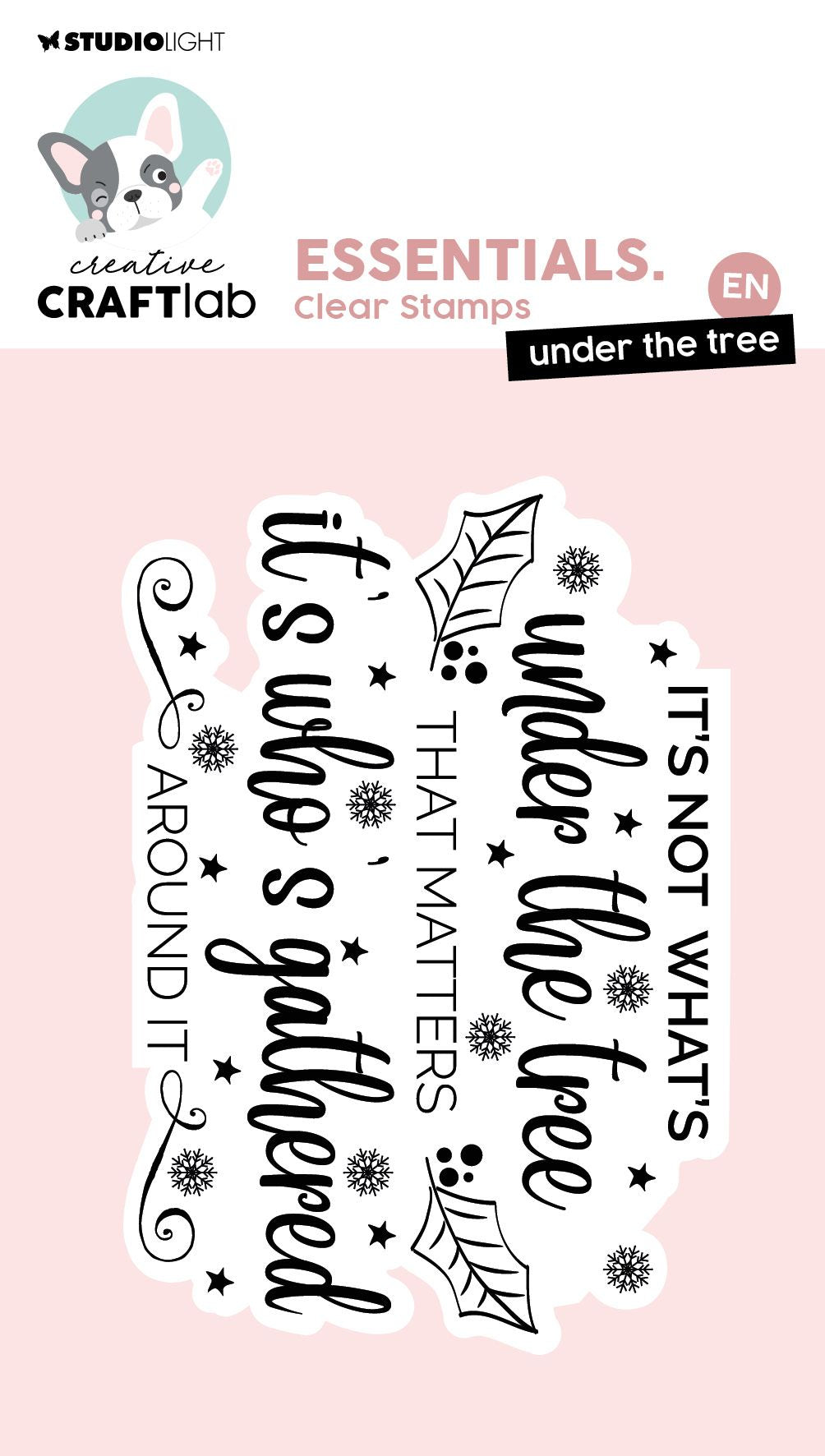 Studio light creative craftlab • timbro trasparente essenziale sotto l'albero