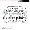 Studio light creative craftlab • timbro trasparente essenziale sotto l'albero
