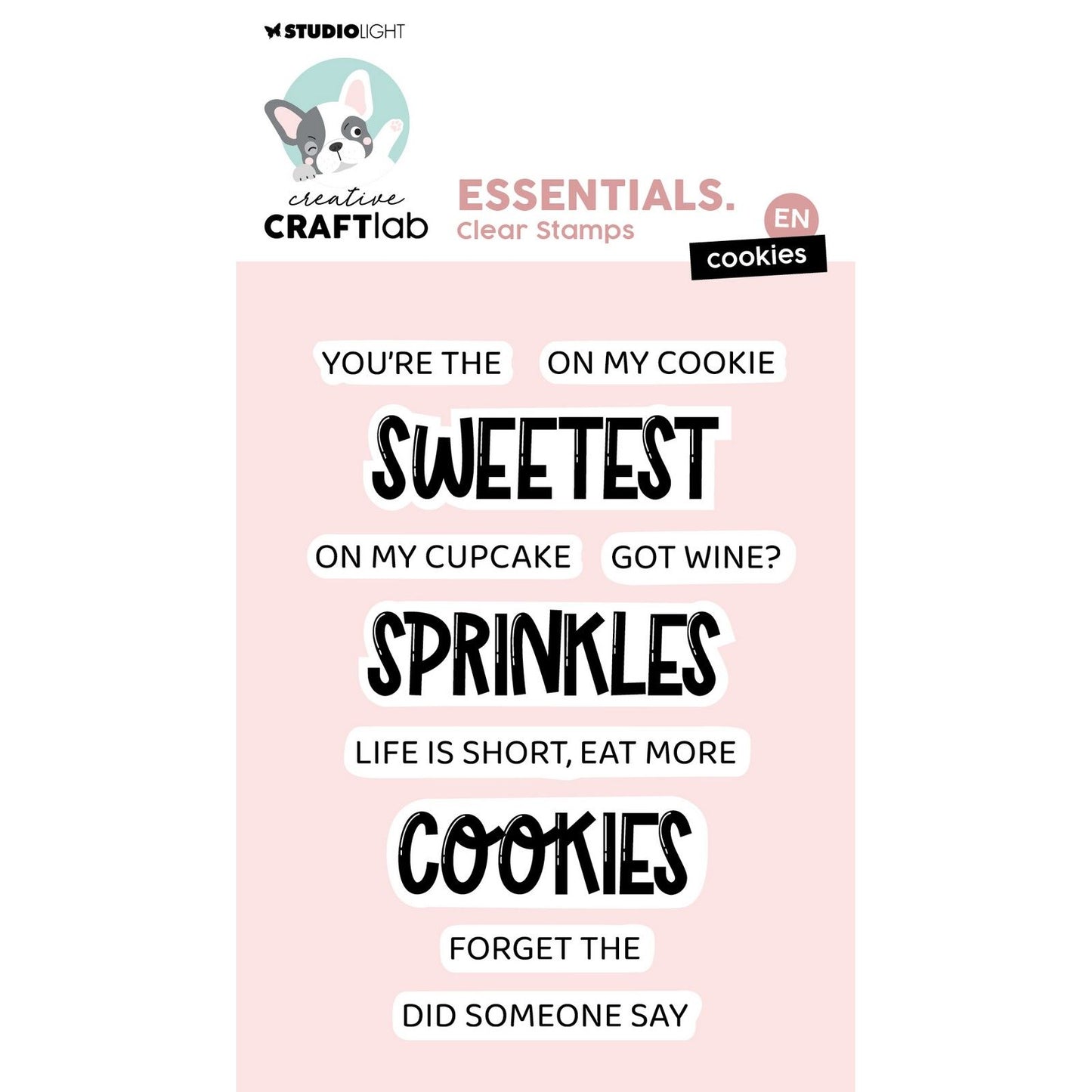 Creative craftlab • galletas de sello transparente esenciales