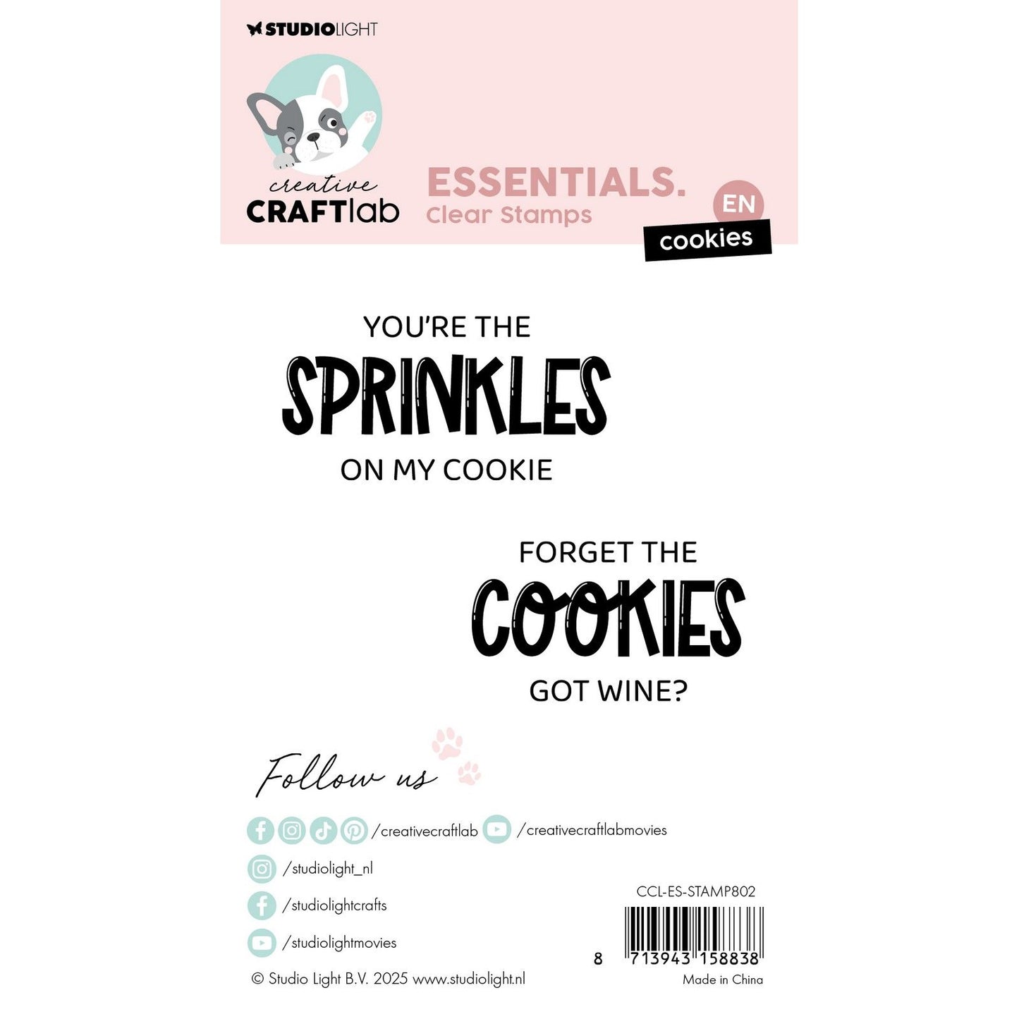 Creative craftlab • galletas de sello transparente esenciales