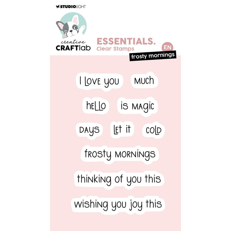 Creative craftlab • sello transparente esencial para mañanas heladas