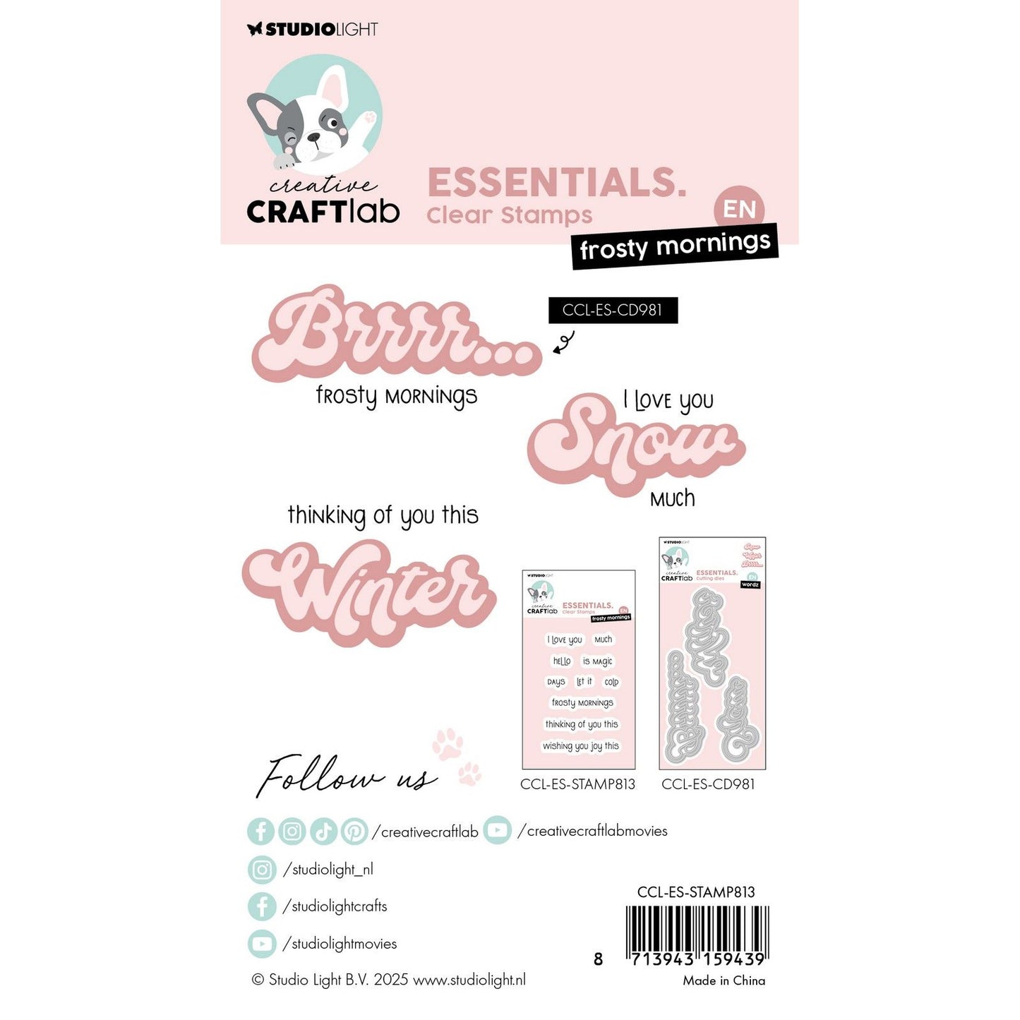 Laboratorio creativo • elementi essenziali timbri trasparenti mattine gelide