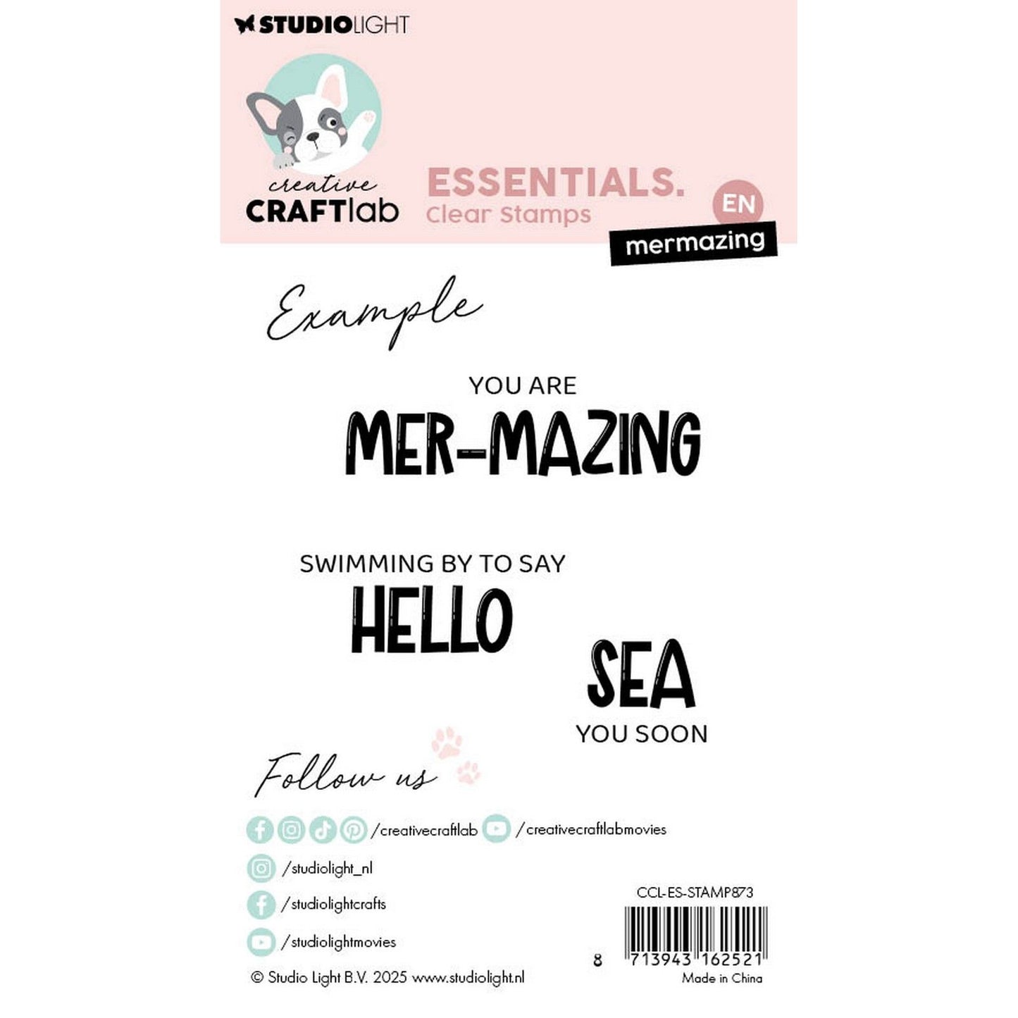 Creative craftlab • sellos transparentes esenciales mermazing