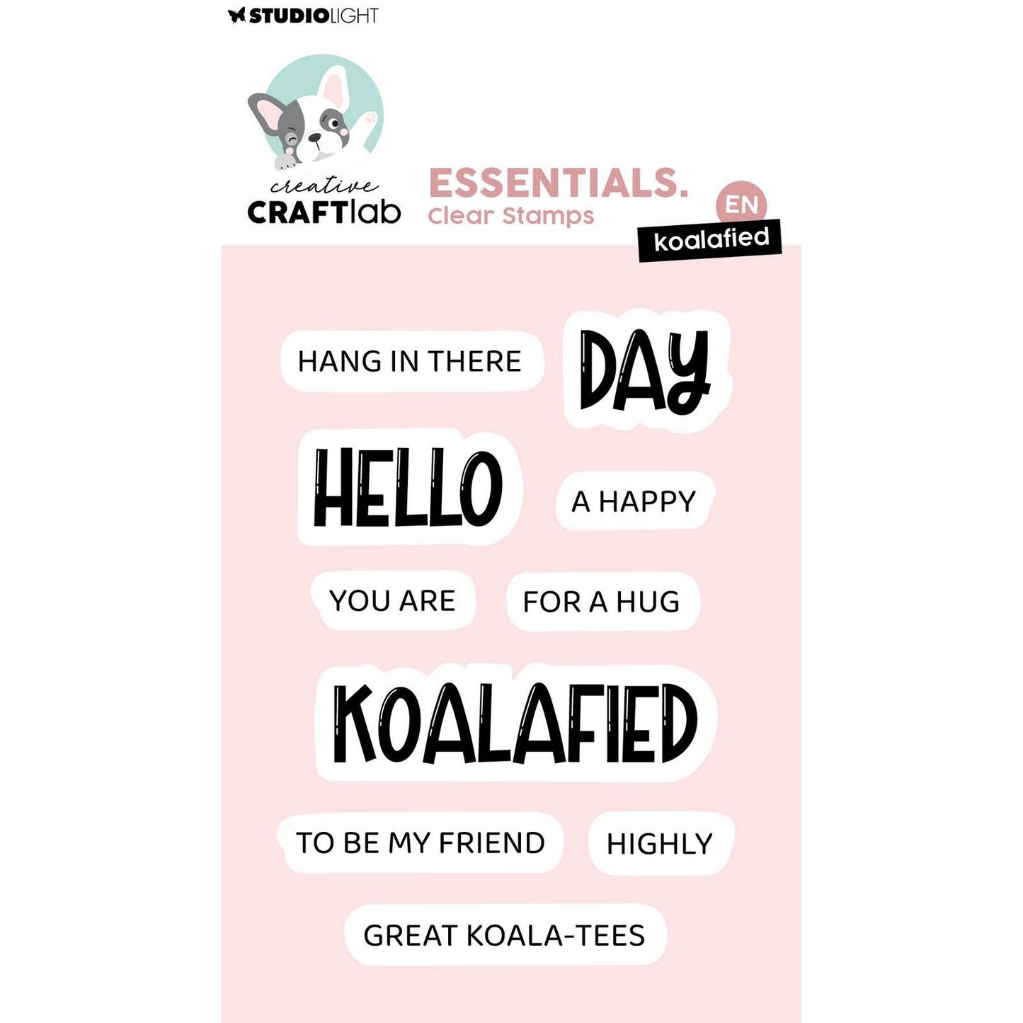 Laboratorio creativo • timbri trasparenti Koalified Essentials