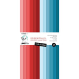 Creative craftlab creative craft lab • essentials unicolor paper pad red blue - afbeelding 1
