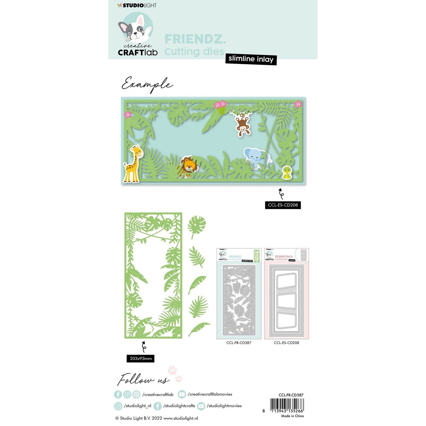 Creative craftlab • friendz cortando esas delgadas hojas tropicales