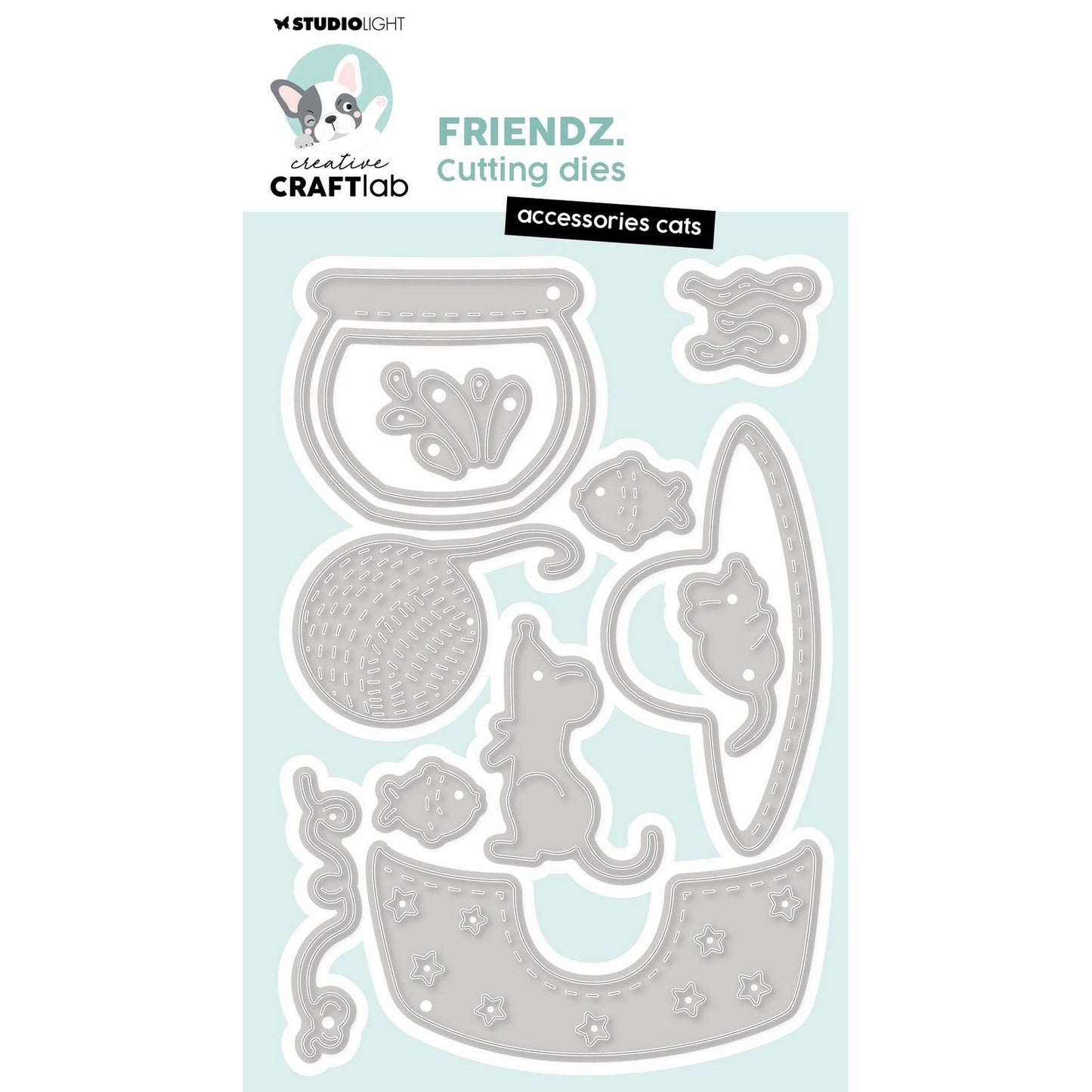 Creative craftlab • friendz troqueles de corte accesorios gatos