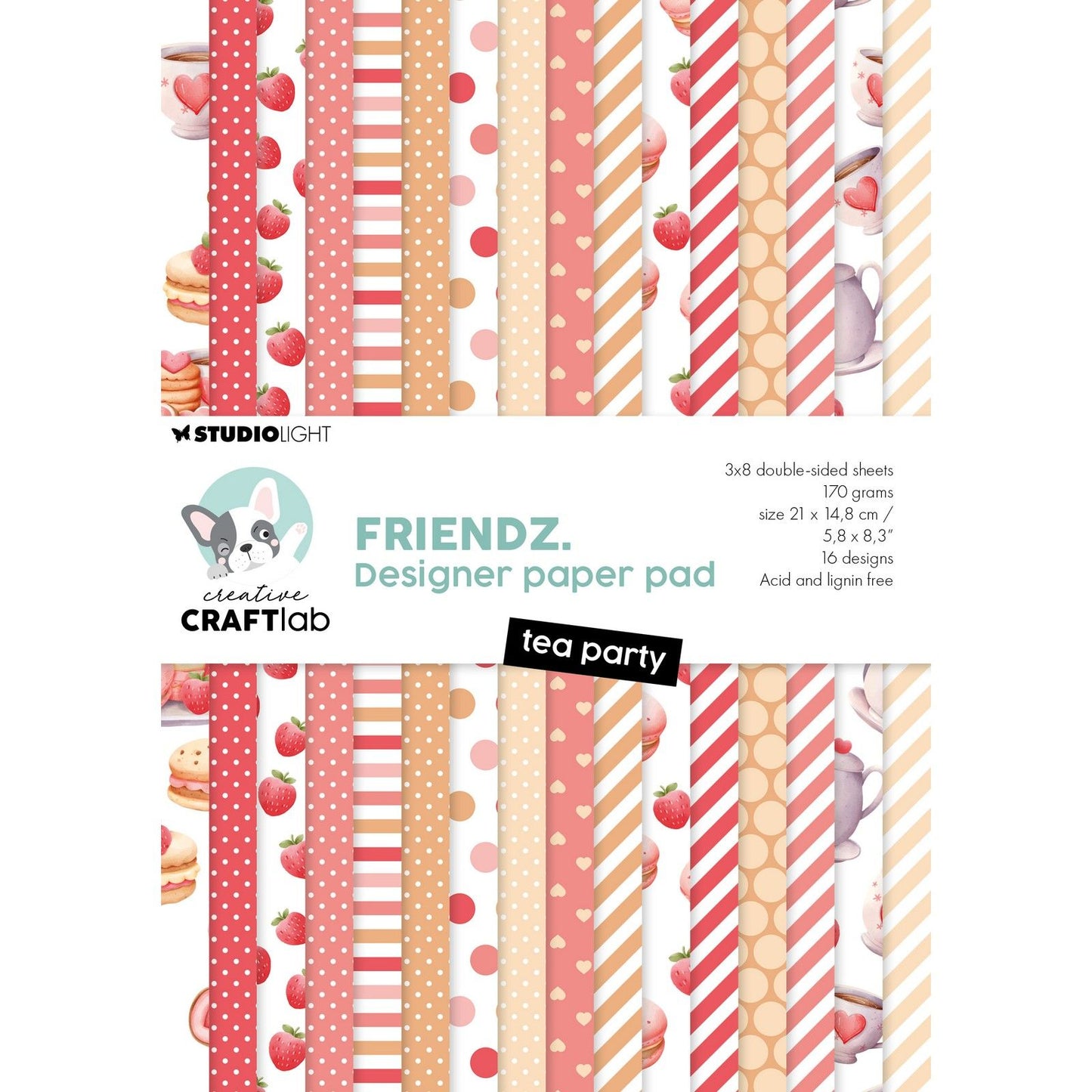 Laboratorio creativo • Tea party in carta con design friendsz