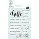 Creative craftlab creative craft lab • friendz clear stamp hello