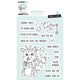 Creative craftlab • friendz clear stamp blown away