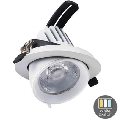 Faretto LED Cct bianco 30w modello banana 45gr. tri bianco - led2380