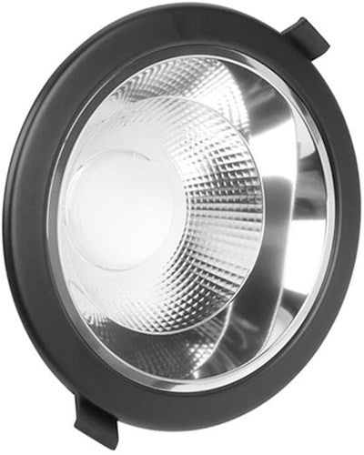 Cct downlight led reflector negro 12w tri-blanco regulable - led2507