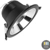 Cct downlight led reflector negro 12w tri-blanco regulable - led2507