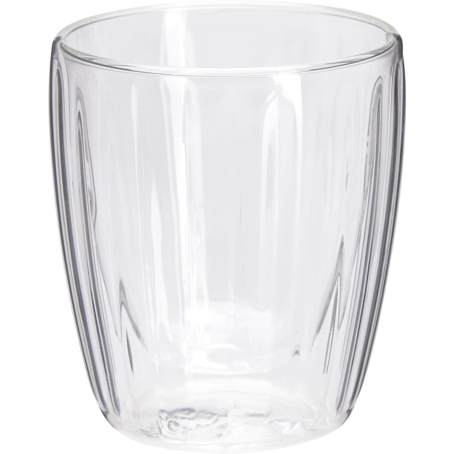 Koffie- theeglas dubbelwandig 2st