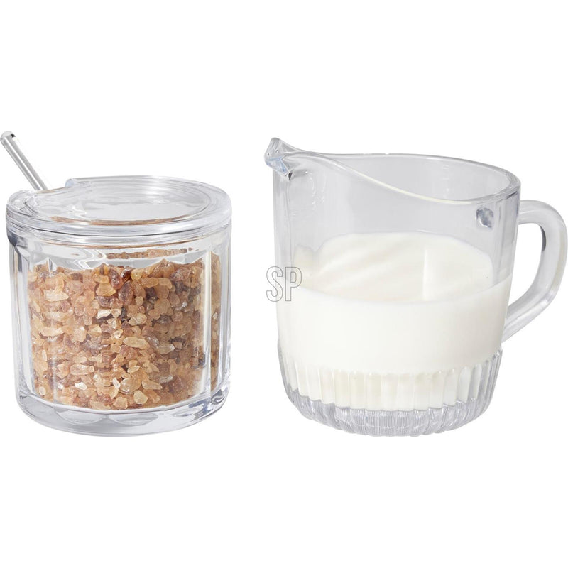 Ottimo set casalinghi zucchero e latte bicchiere 3 pezzi