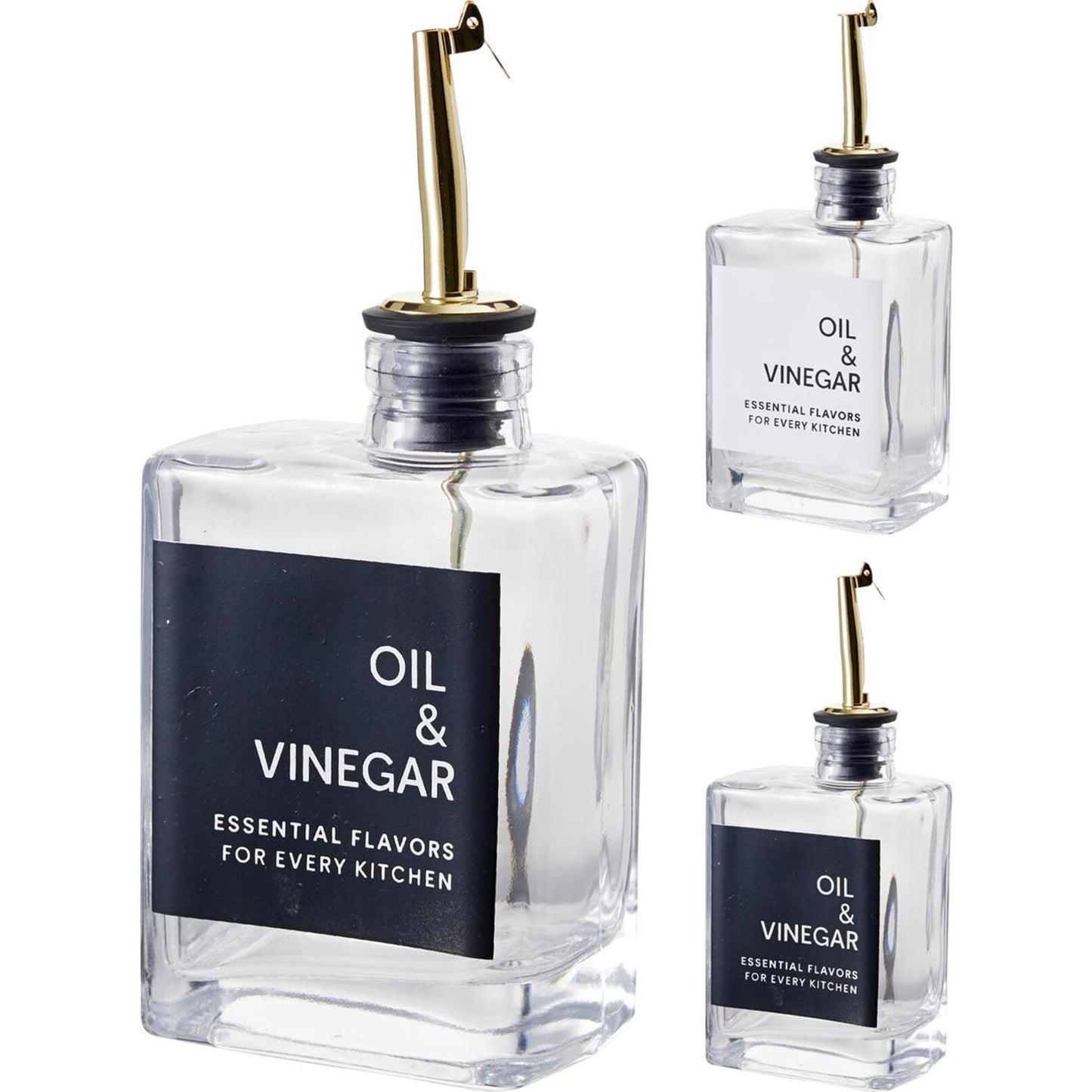 Excellent houseware olie azijnfles glas 280ml