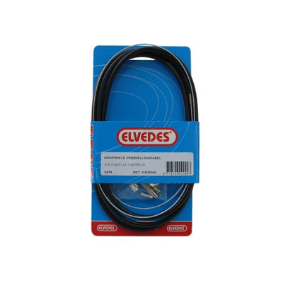 Set di cavi per ingranaggi Elvedes 1700 2250 mm Universal Sturmey Archer Galvanized - Black (su Map)