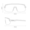 Shimano technium l road matte white - sports glasses