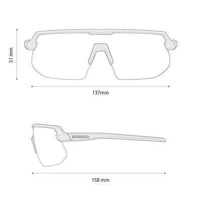 Shimano twinspark blanco - gafas deportivas