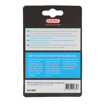 Elvedes disc brake block set 6915MC 5mm