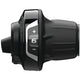 Shimano Turner (a destra) Tourney a 6 marce SL-RV400-Black Silver