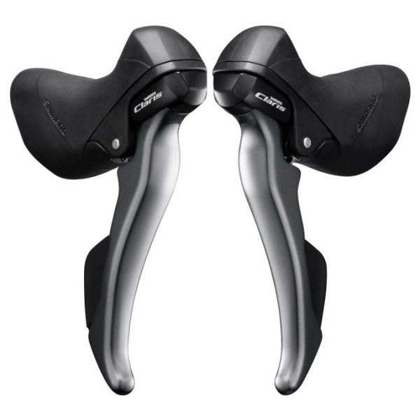 Shimano Verstellerhendel Conjunto de 2 x 8 velocidades Claris ST-R2000 Negro gris