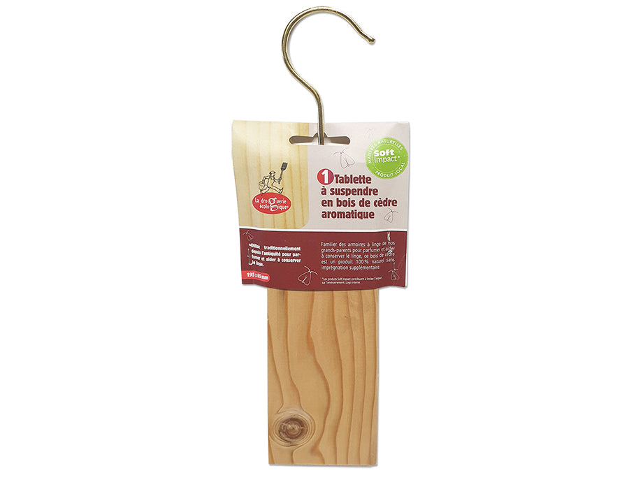 LA Droguerie Ecologique Armario Fragancia Hanger Cedar Hout