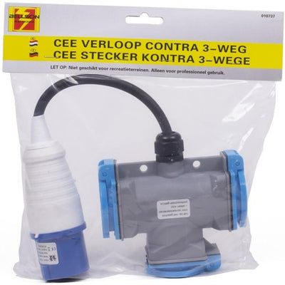 Cavo adattatore Cee da 20 cm spina Cee a presa 3x - 6315002