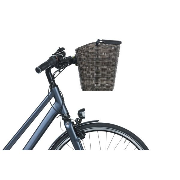Basil Bremen Rattan Look KF - Bicycle basket - First - Dark brown