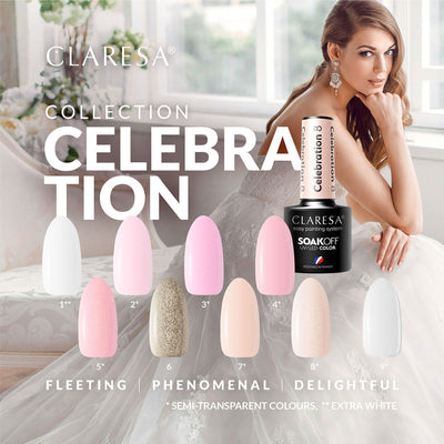 Claresa Claresa UV lideró a Gelak 5ml Celebración 9