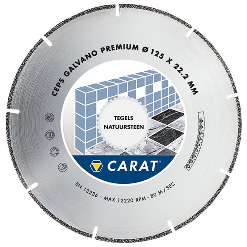 Lama diamantata carati 150x22,2 galvano
