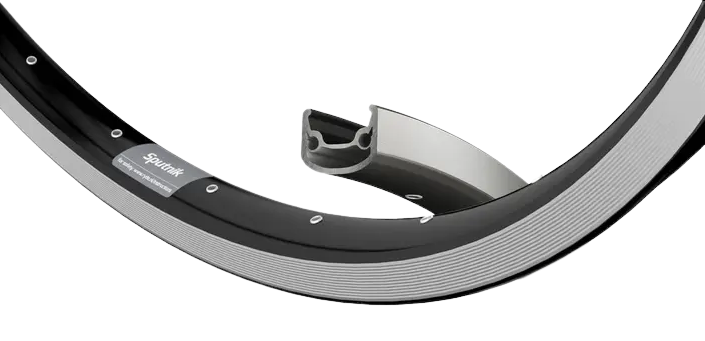 Ryde Rim Sputnik R 28 pollici (622) CNC 32 Hole Nero