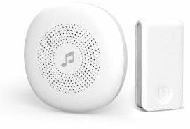 Set campanello senza fili Chacon 100 m plug-in senza batteria bianco - 8415111