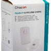 Enzo chacon draadloze deurbel set 120m plug-in wit - 8415105