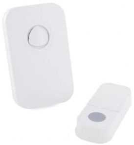 Set campanello senza fili Chacon 120 m plug-in bianco - 8415105