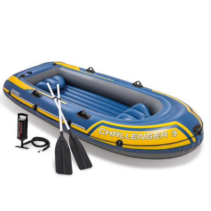 Intex - set Challenger 3 - con pagaie e pompa