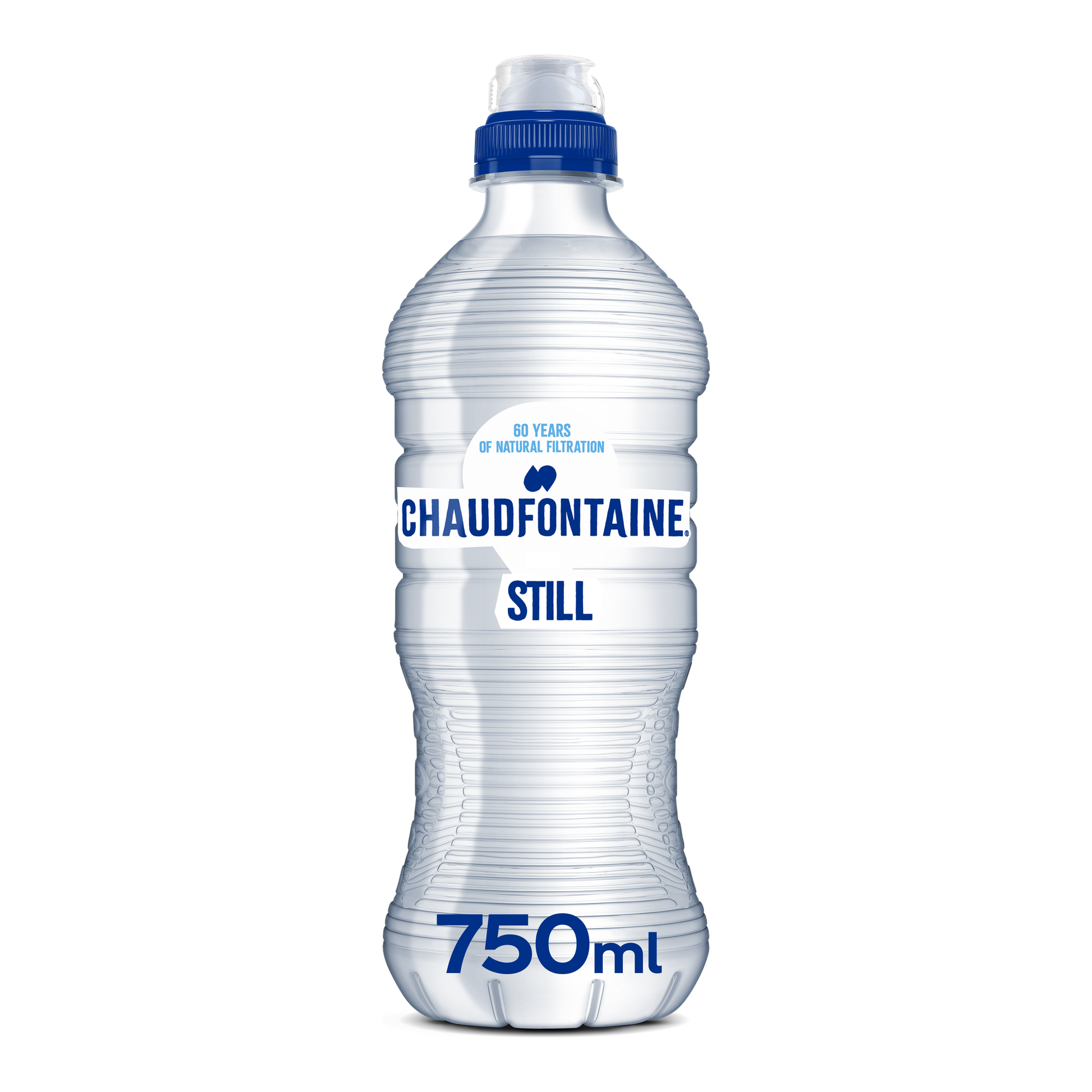 Gorra deportiva Chaudfontaine still blue cap (12x 75cl)