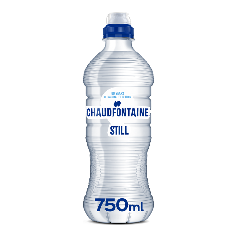 Gorra deportiva Chaudfontaine still blue cap (12x 75cl)