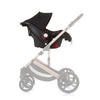 Chipolino amore autostoel met adapters 40-85 cm groep 0+ obsidian zwart
